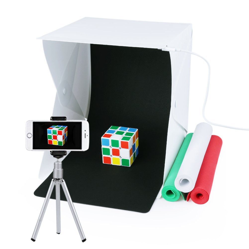 Buy Gadget Hero's Mini Portable Photo Studio. Folding Table Top LED