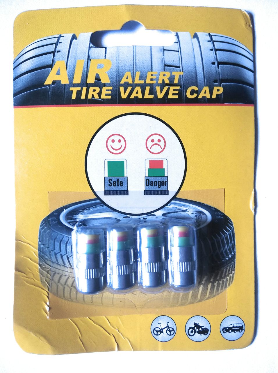 Buy Car Auto Tire Pressure Sensor Valve System Caps Indicator Alert ...