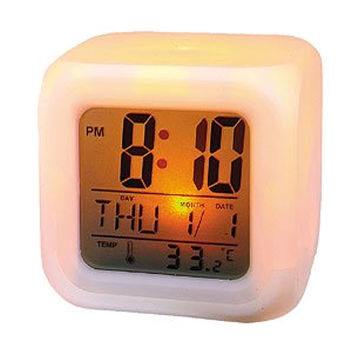 Buy Colour Changing Digital Alarm Clock Online ₹455 from ShopClues