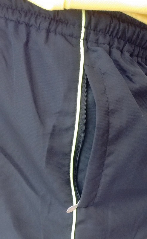 zipped track pant poly smooth