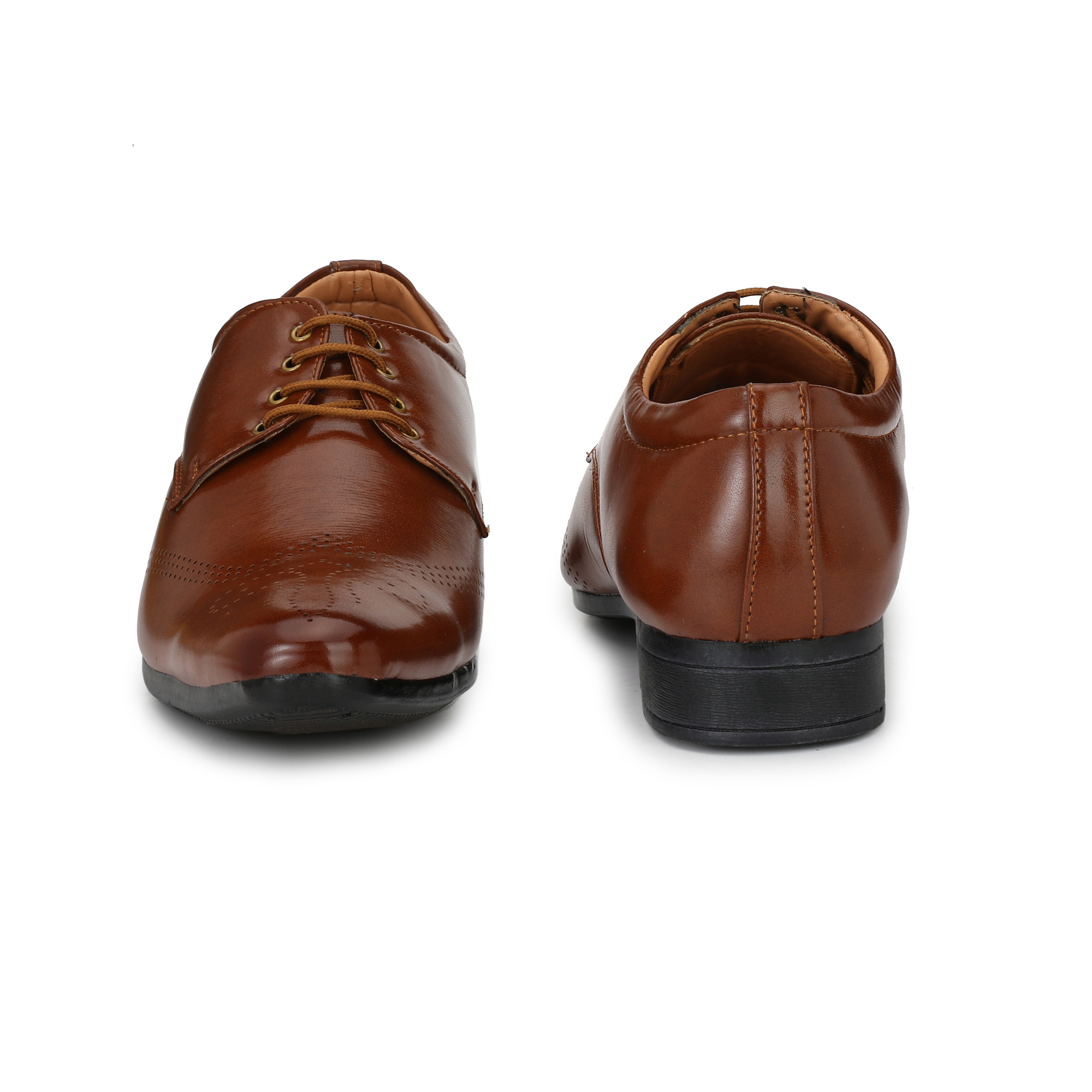Buy Dev Shoes Men's Brown Lace-up Formal Shoes Online @ ₹499 from ShopClues