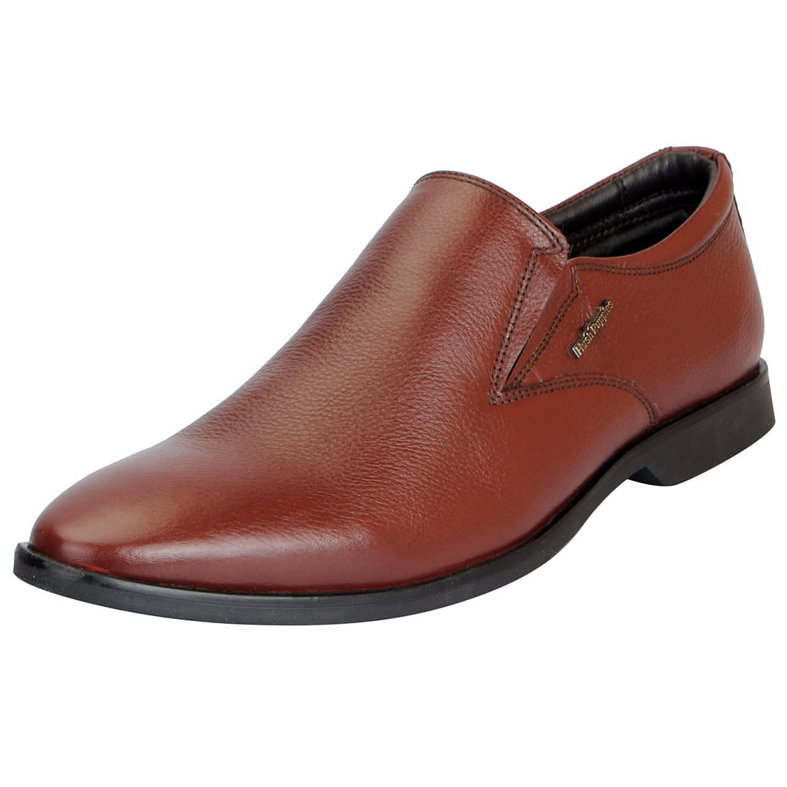 Buy Hush Puppies Mens Premium Leather Tan Formal Slip On Shoes Online