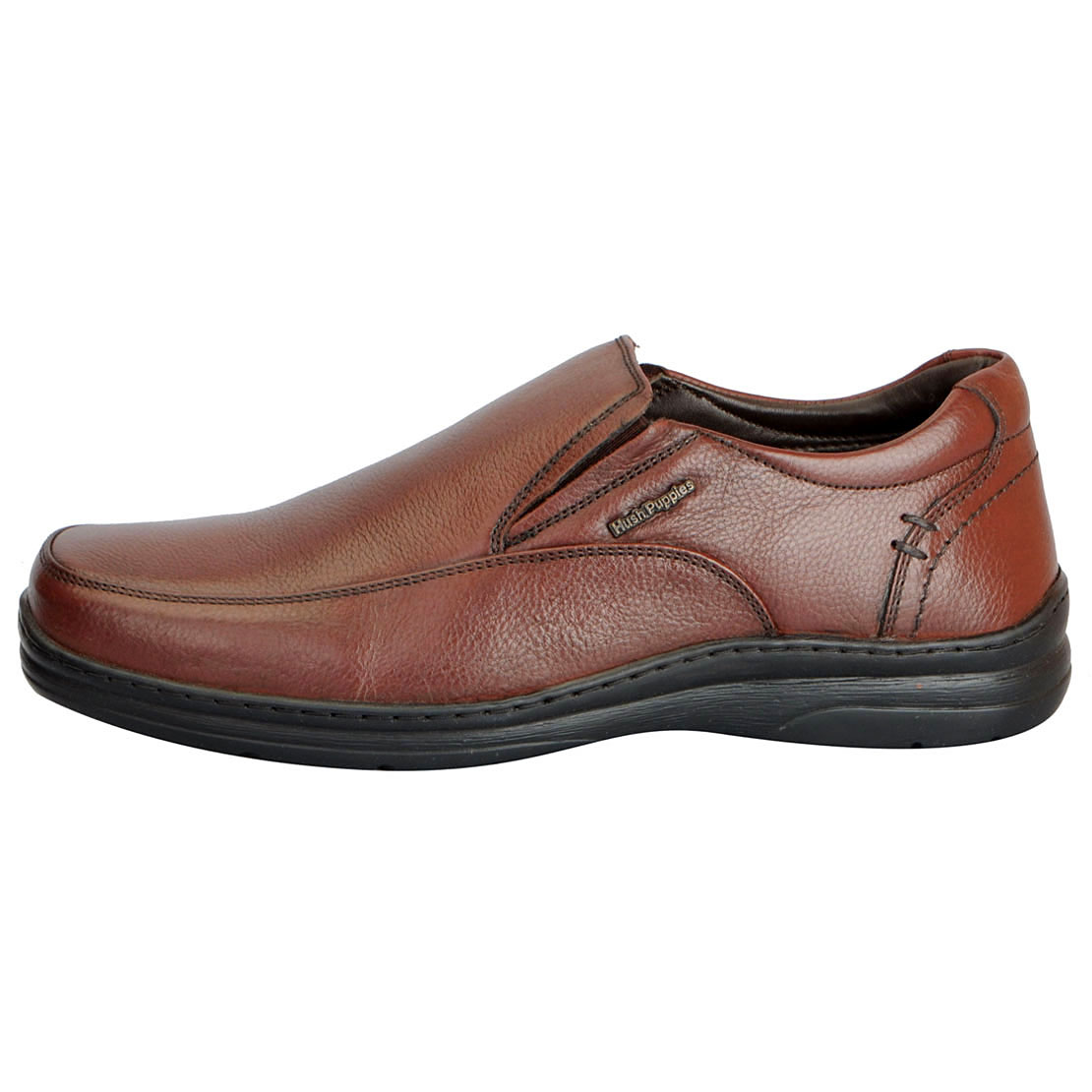 Buy Hush Puppies Mens Premium Leather Tan Formal Slip On Shoes Online