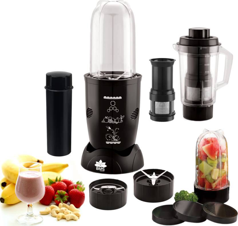 Buy BMS Lifestyle NutriBlender 400 Juicer Mixer Grinder (Balck, 3 Jars