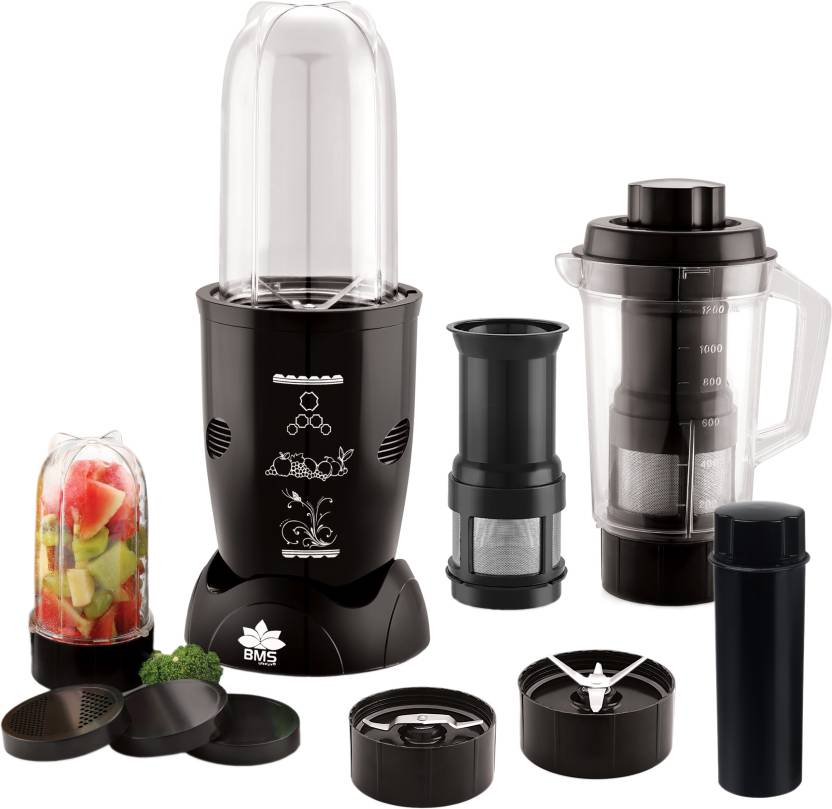 Buy BMS Lifestyle NutriBlender 400 Juicer Mixer Grinder (Balck, 3 Jars) Online ₹2400 from