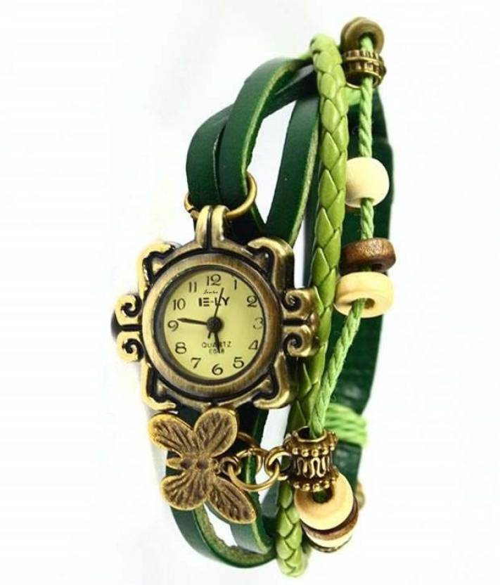 Our Trading Green Dori Analoge Watch for girl