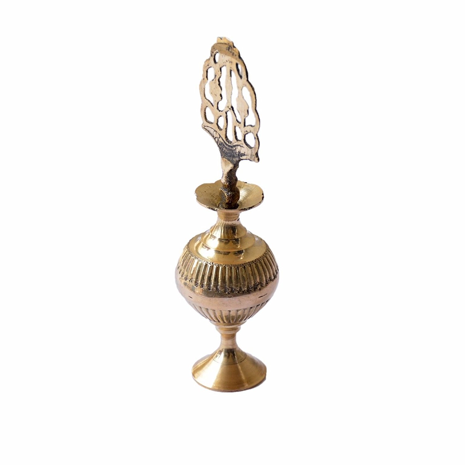 Buy Vintage Arab Art Kohl Stick Brass Bottle Jar Surma Eyeliner