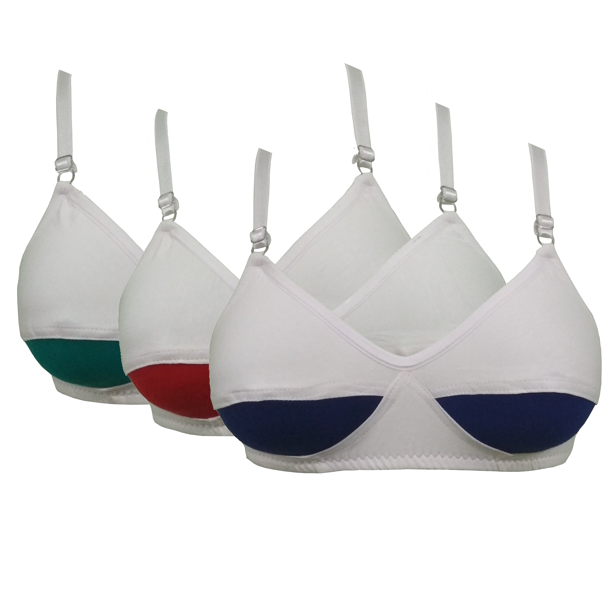 Buy Bra Combo Size 32 Set of 3 Non Padded soft cotton Inner Online