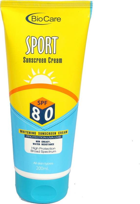biocare sport sunscreen