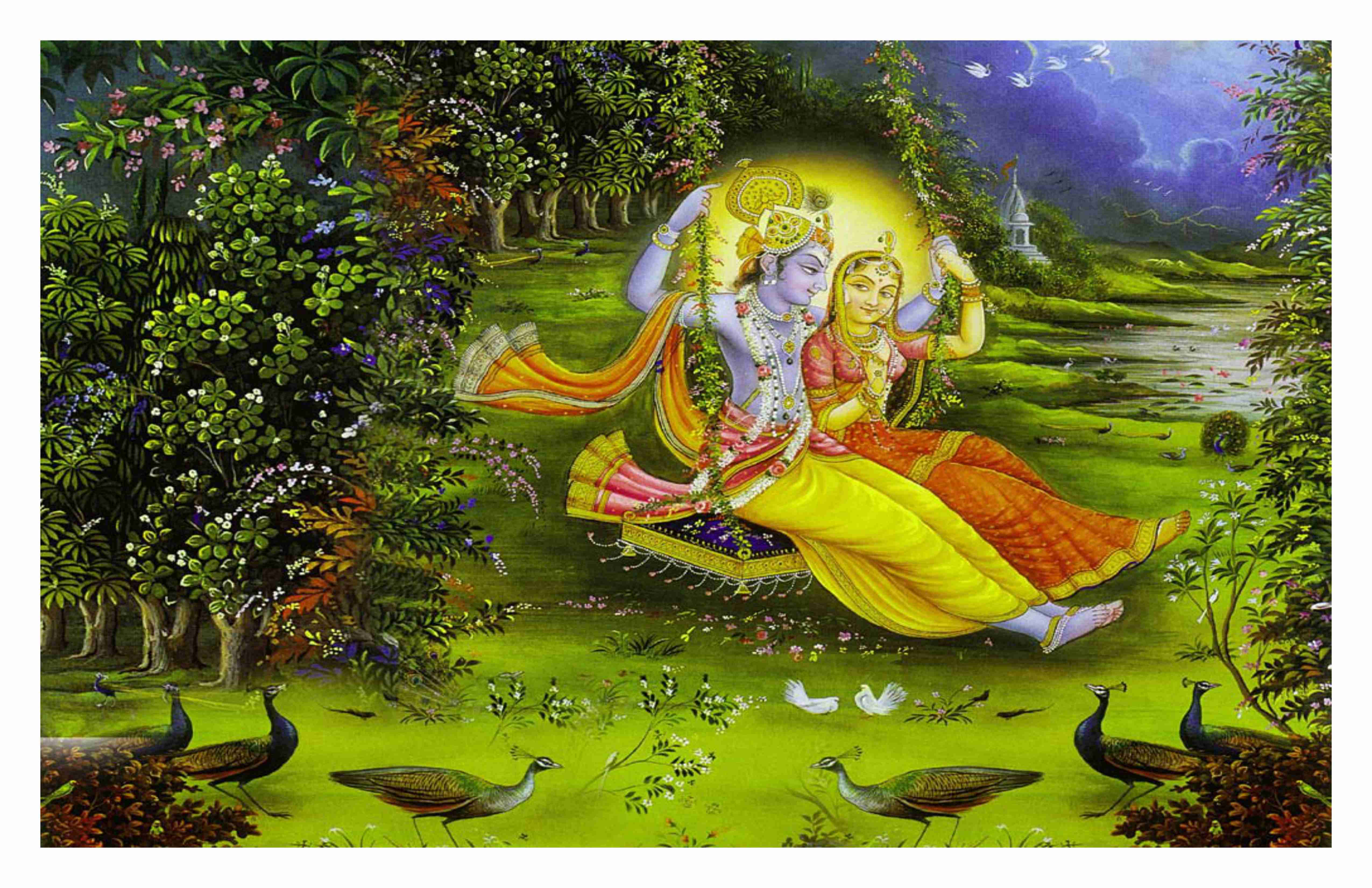 Buy Lord Shri Radhe Krishna Poster for Room Online @ ₹149 from ShopClues