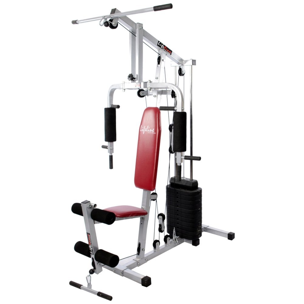 Buy Lifeline Fitness Equipment Setup of Home Gym 002, Curve Bench 5501A