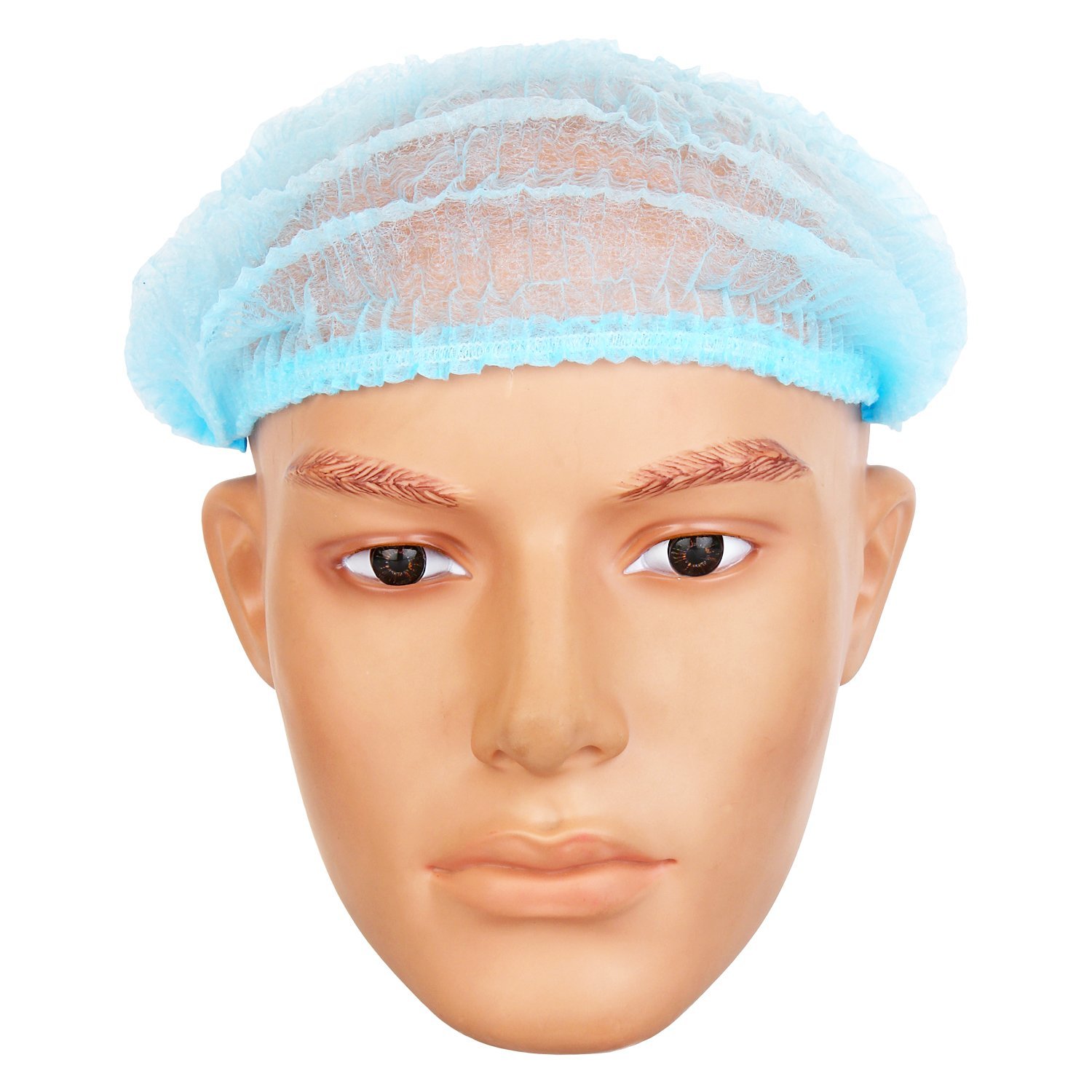 Buy Aabha Bouffant Surgical Head Cap Elastic Non Woven Disposable Blue