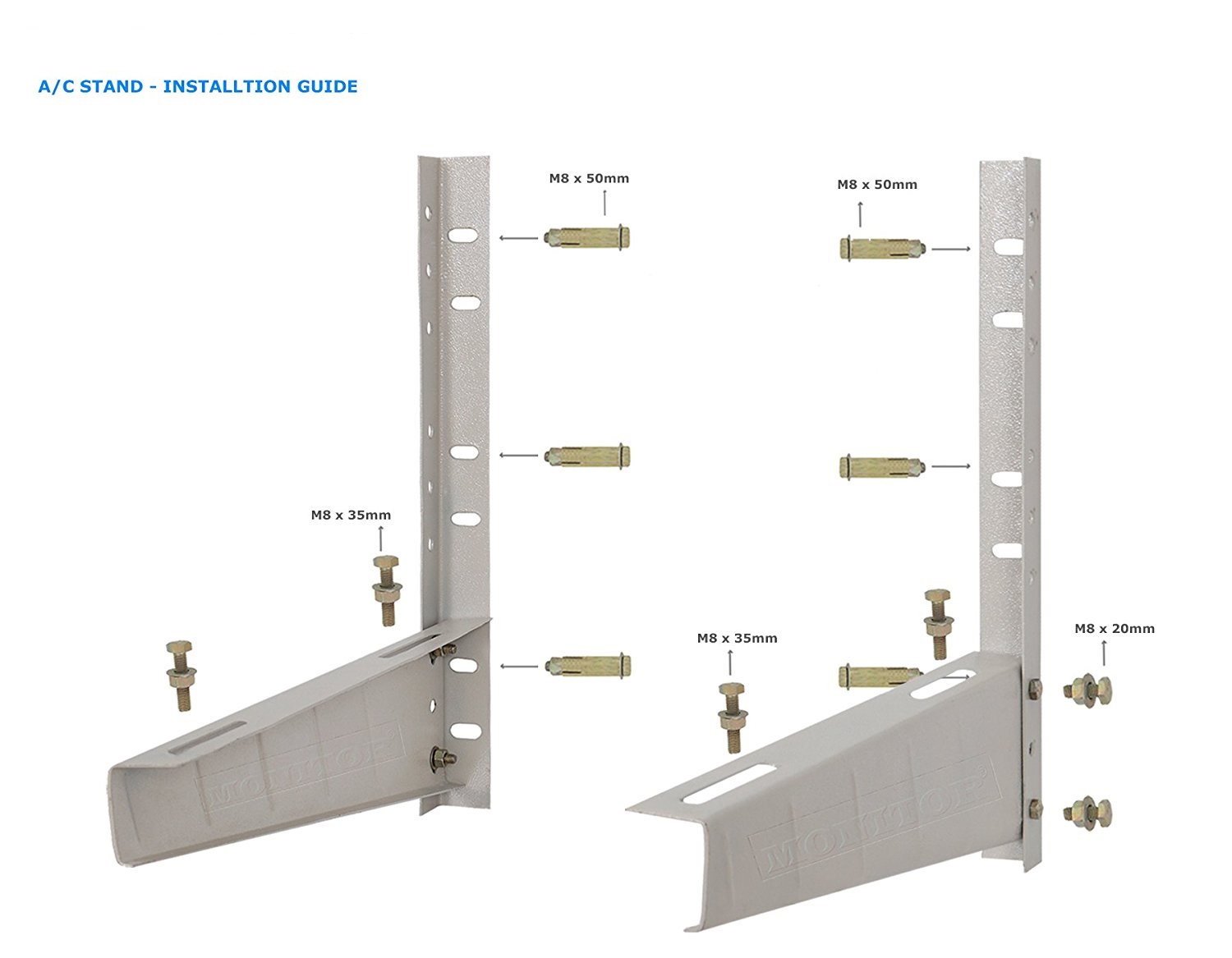 Buy AC Outdoor Unit Mounting Stand / Heavy Duty Air Conditioner Outdoor Unit Mounting Bracket