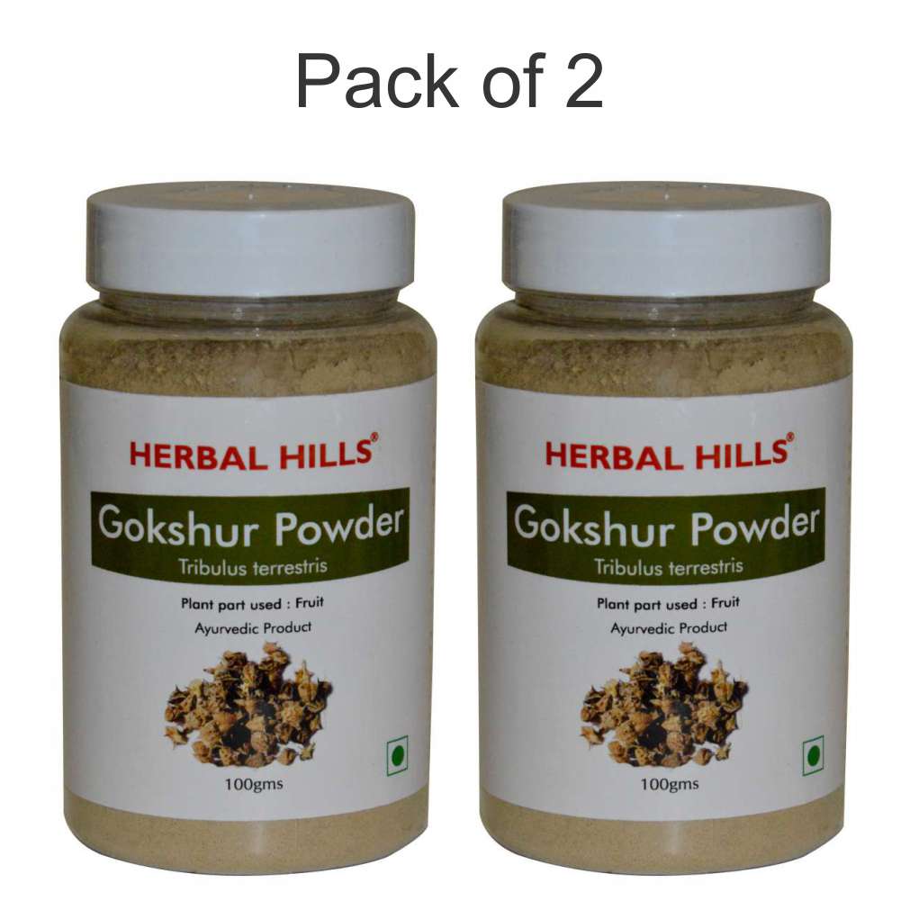 Buy Herbal Hills Natural Gokhru / Gokshura powder (Tribulus terrestris