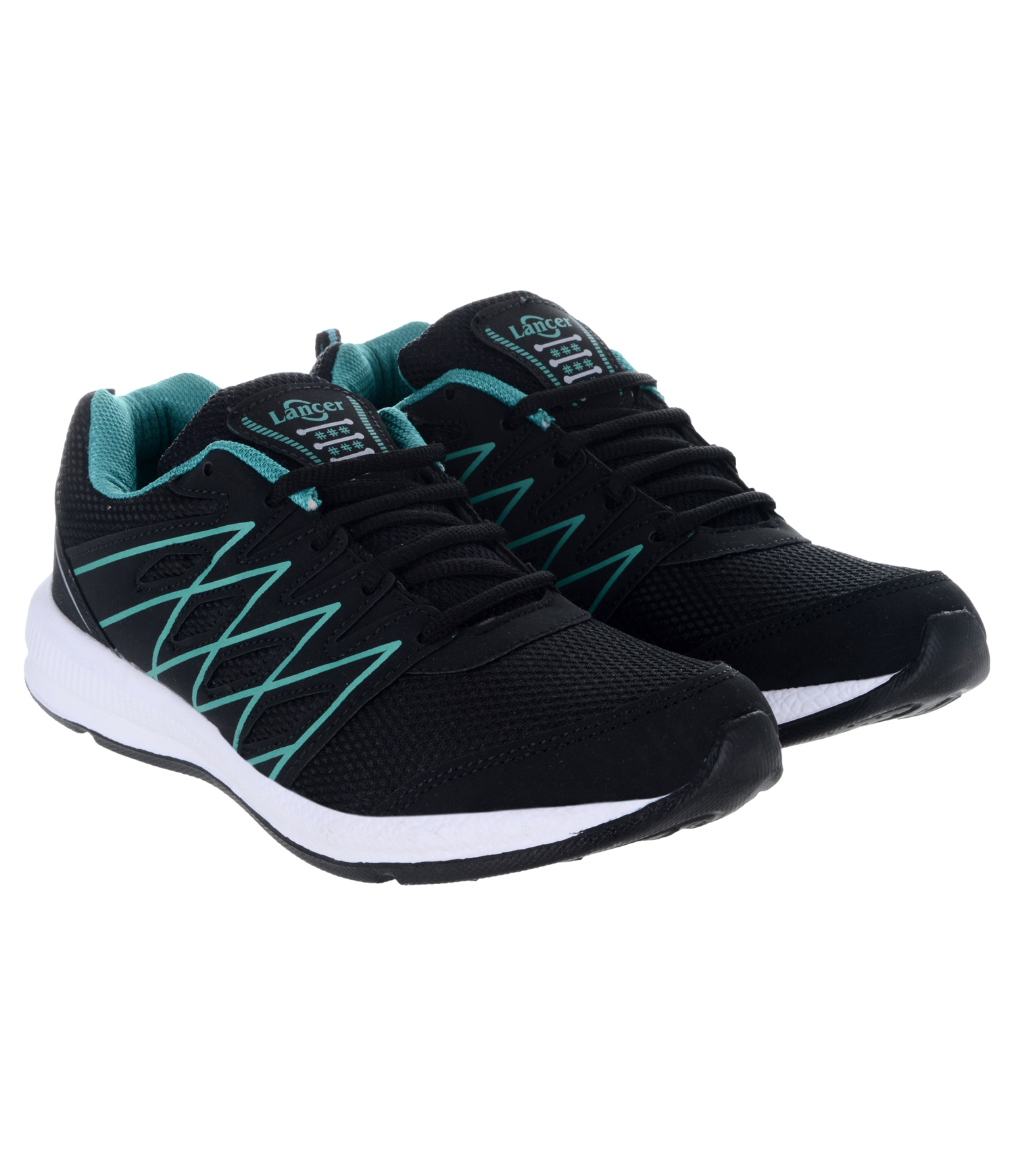 Buy Lancer Black Green Shoes Online @ ₹499 from ShopClues