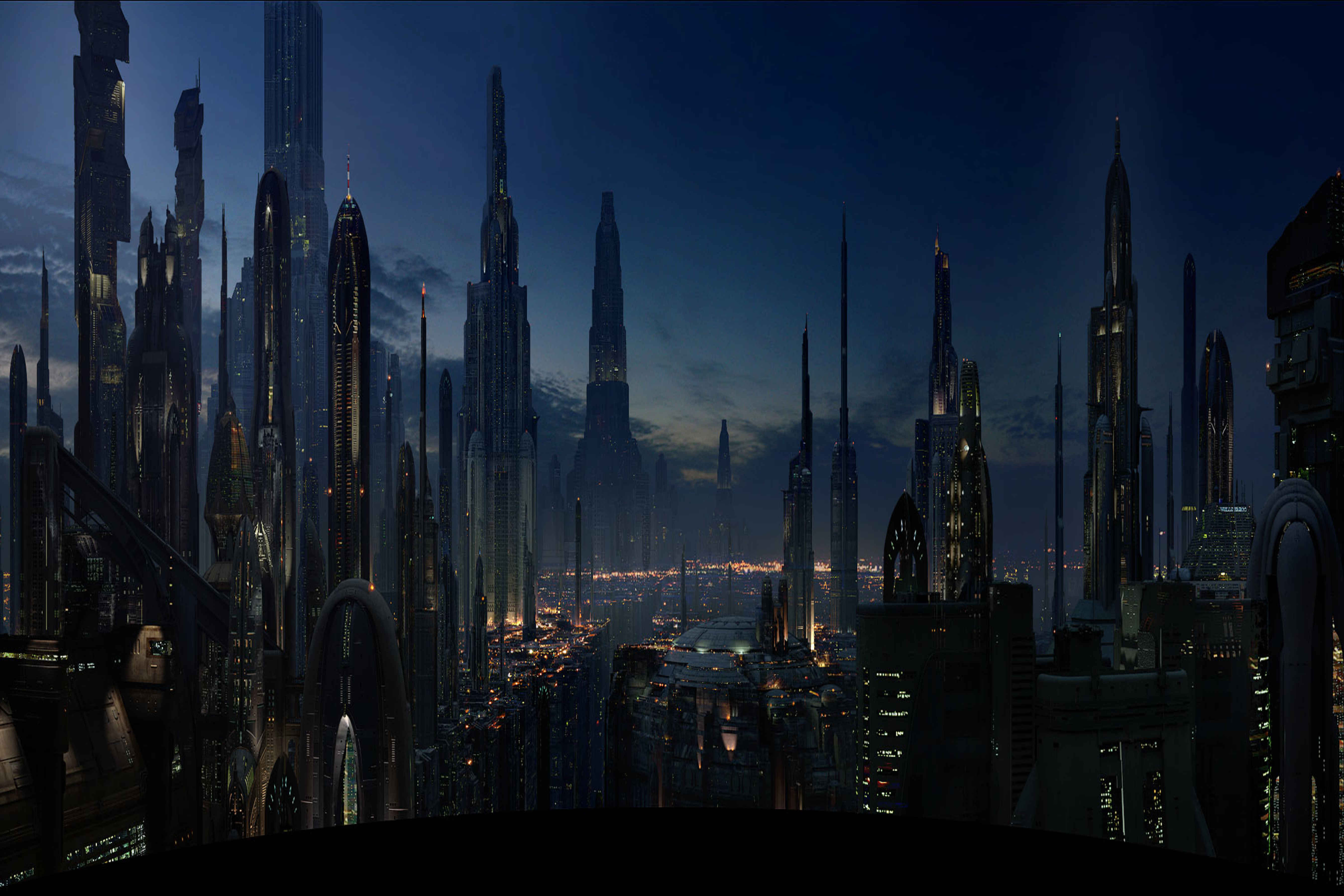 Buy Avikalp Exclusive AZOHP1638 Star Wars Coruscant Full HD Poster ...