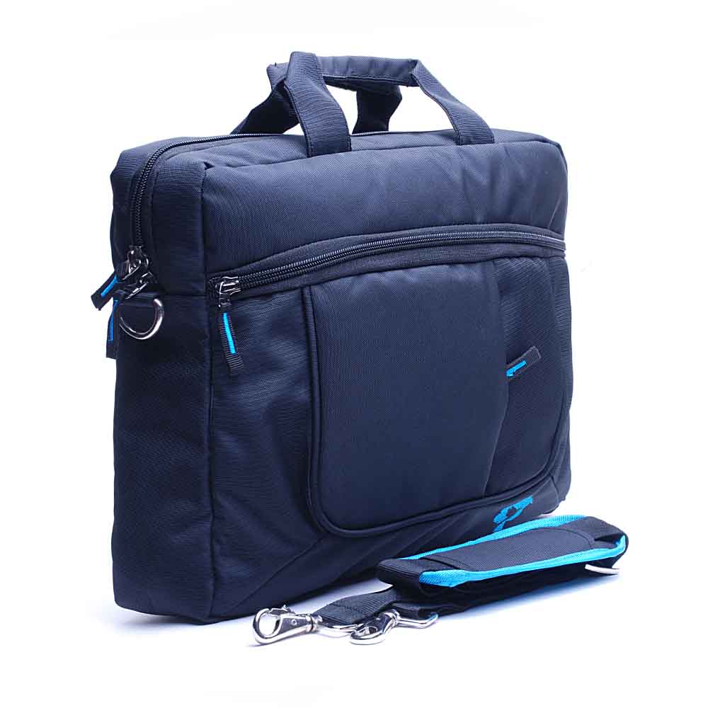 Buy Professional Laptop Bag in Black washable Imported Fabric with ...