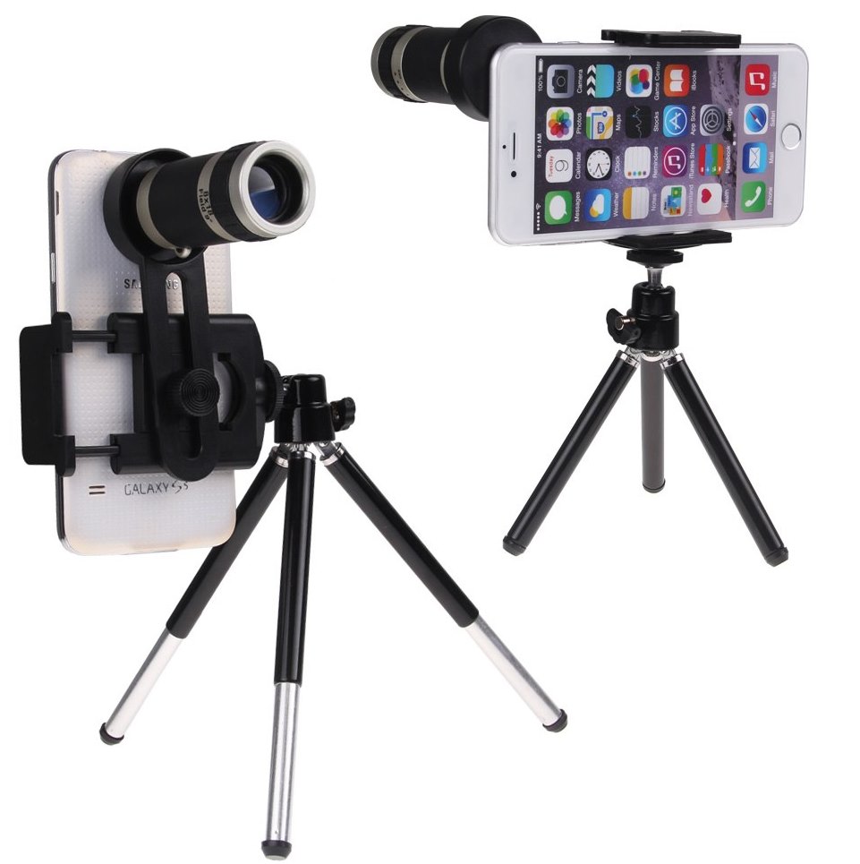 Buy 8X Zoom Universal Mobile Phone Telescope Camera Lens Tripod