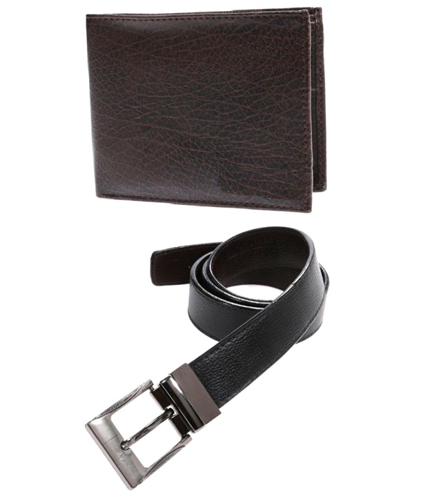 Buy Exclusive Men Belt Wallet Combo Black Online @ ₹419 from ShopClues
