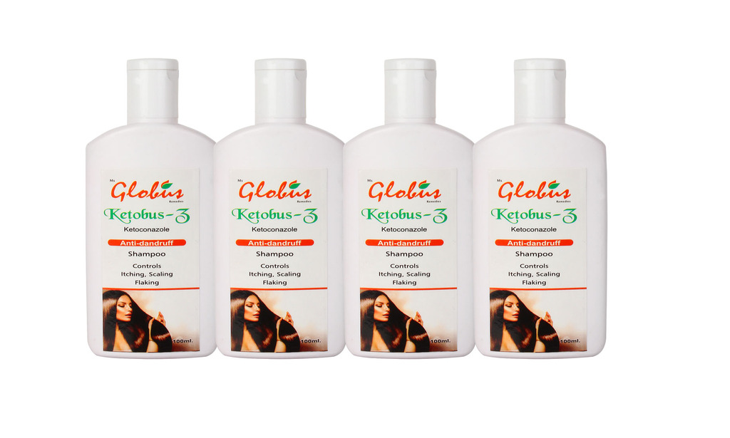 Globus Ketobus Z Anti Dandruff Shampoo Pack of4