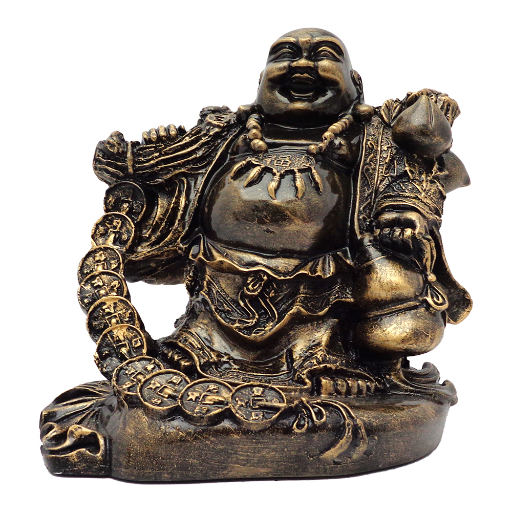 Buy Antique Look Feng Shui Laughing Buddha Handicraft Idol Lord Gautam