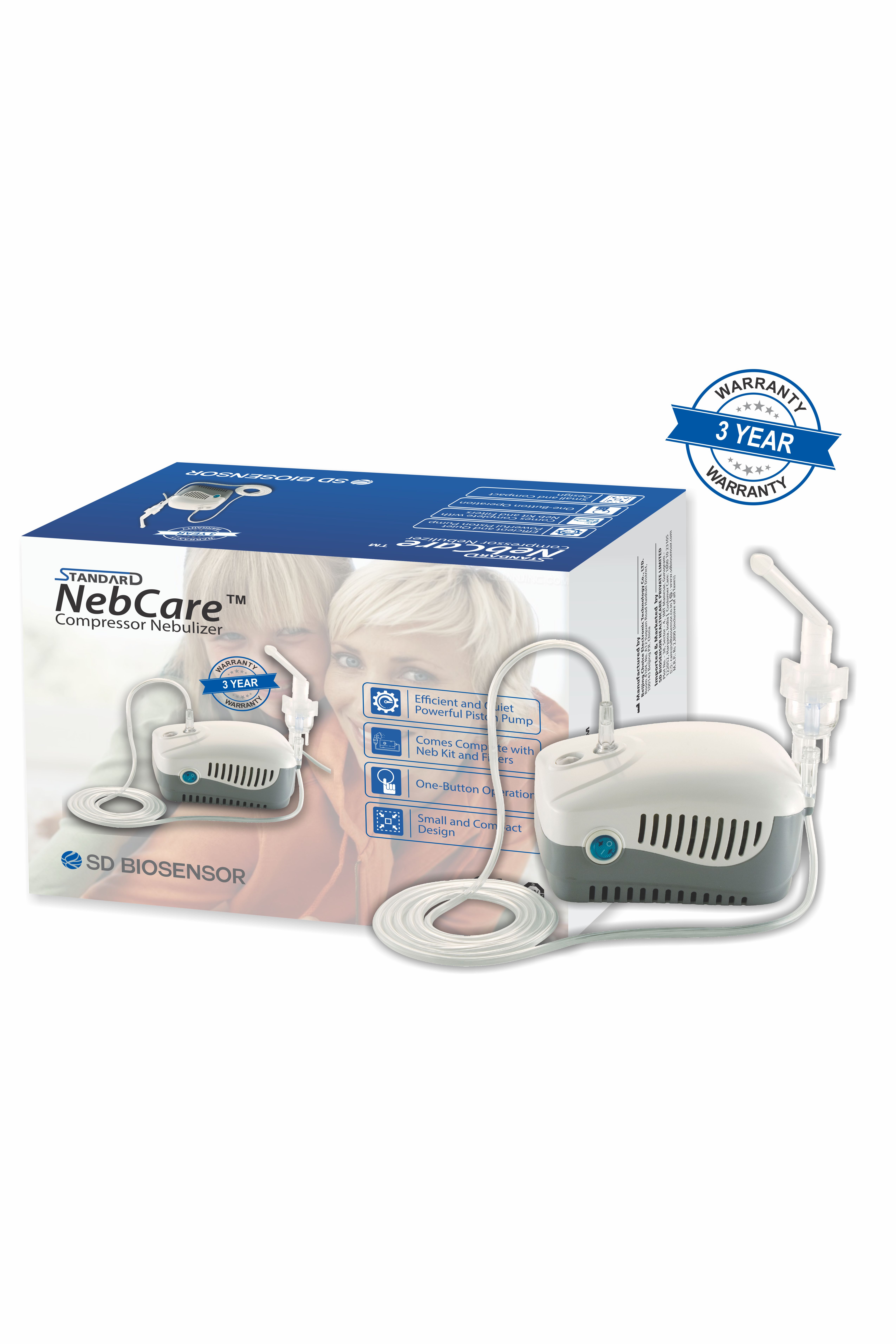 Buy Standard NebCare Compressor Nebulizer Online ₹2399 from ShopClues