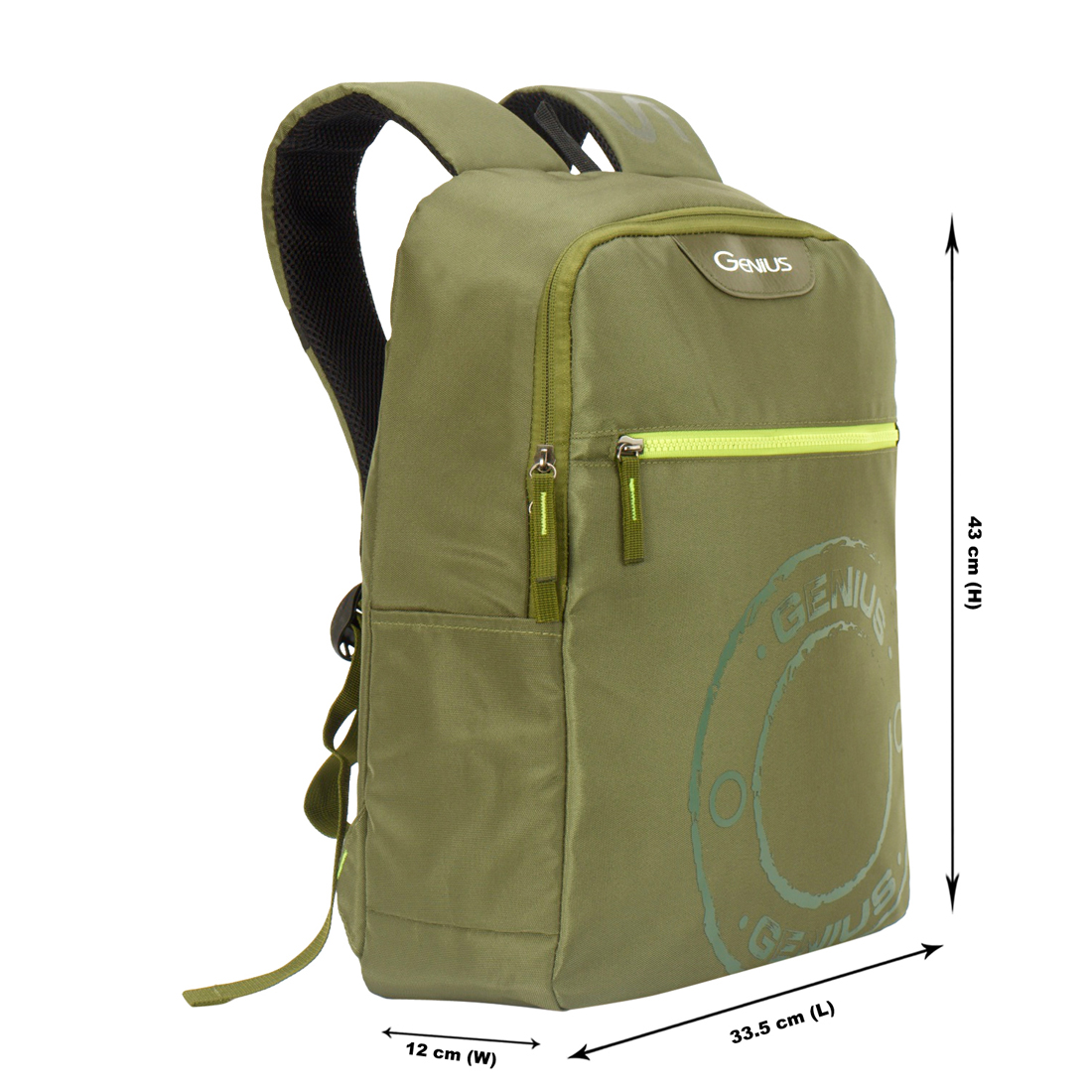 Buy Genius Traveller 1701 19 Oli Laptop Backpack Online @ ₹1100 from ...