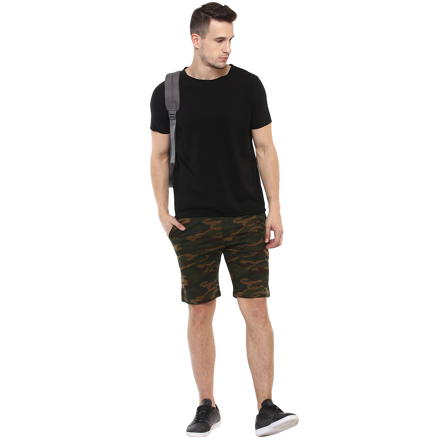 Buy Urbano Fashion Men S Olive Green Shorts Online From Shopclues