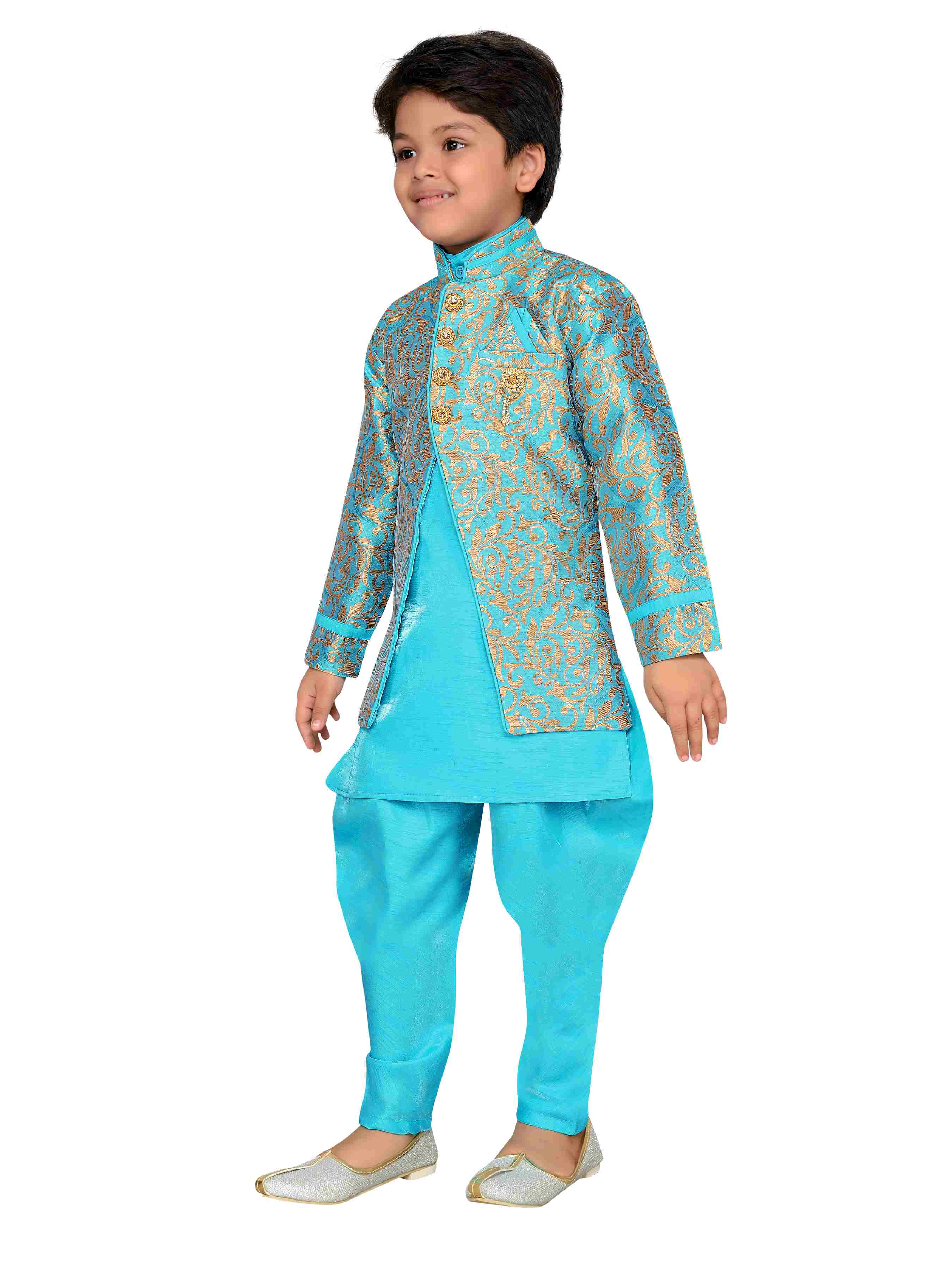 Buy AJ Dezines Boys Dhoti Sherwani Set for Kids Online @ ₹1299 from ...