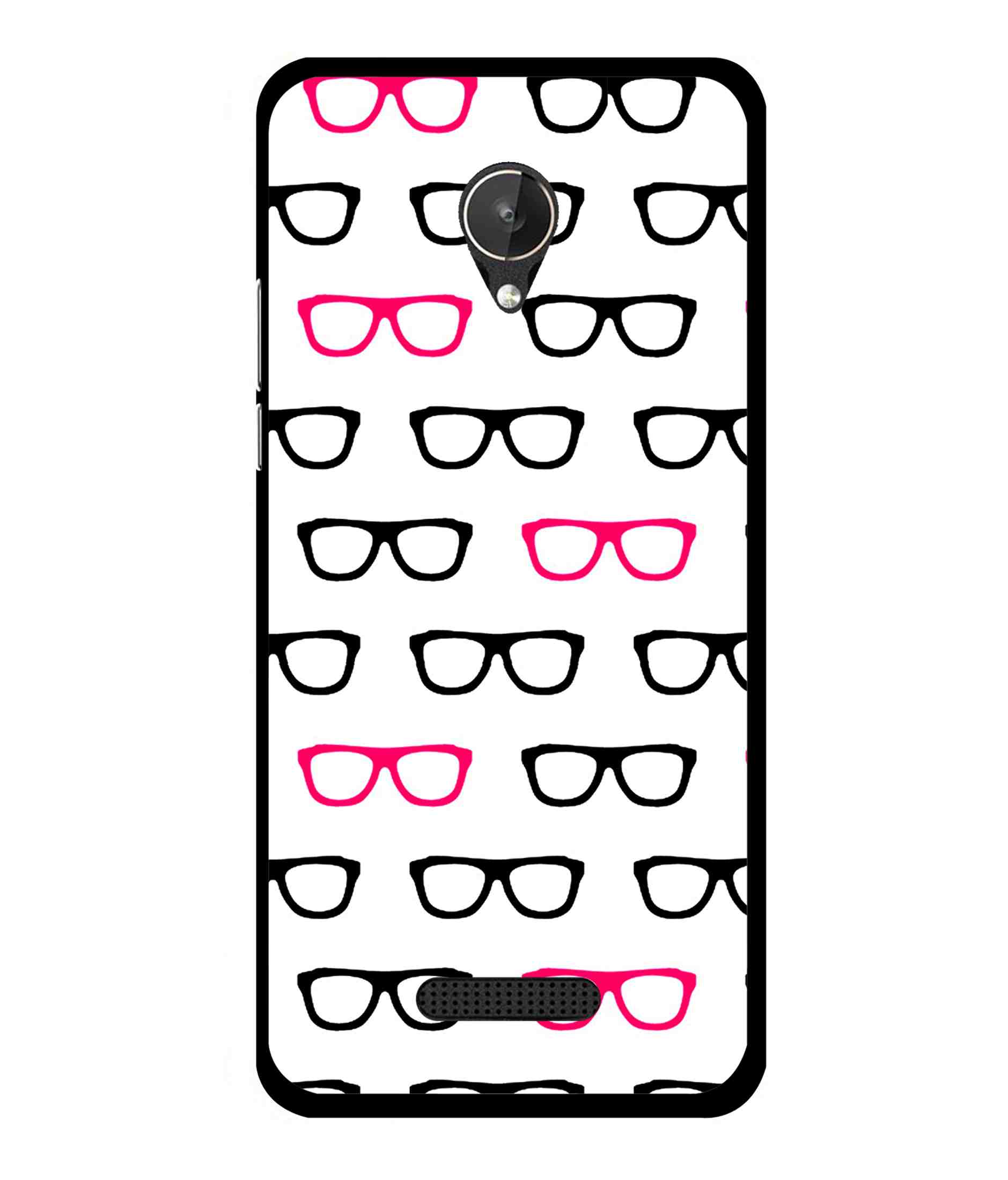 Buy Snooky Printed Spectacles Mobile Back Cover For Micromax Canvas