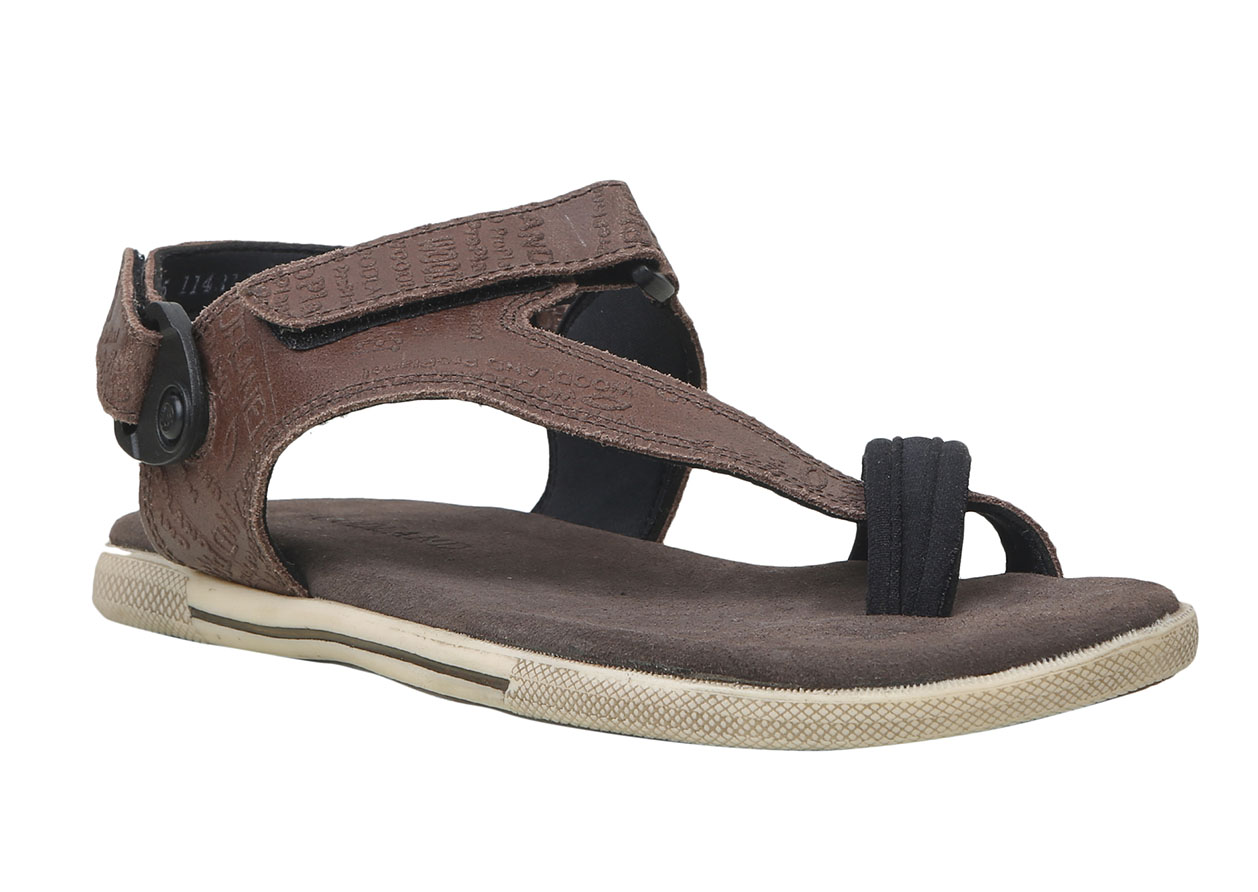 Buy Woodland Men's Brown Sandals Online @ ₹2295 from ShopClues