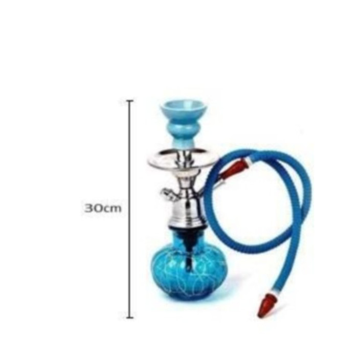 Buy Designer Blue Glass Hookah By Hpa Set Of 1 Online ₹399 from ShopClues