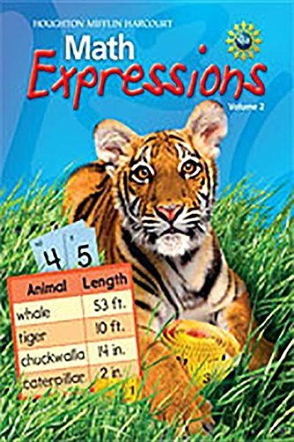 Buy Math Expressions Grade 2 Student Activity Book: Houghton Mifflin
