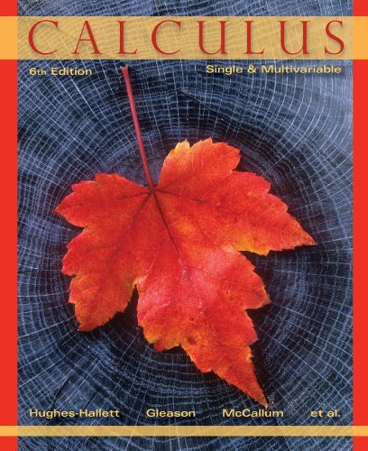 Calculus: Single and Multivariable by John Wiley Sons; 6th Revised edition edition 16 April 2015