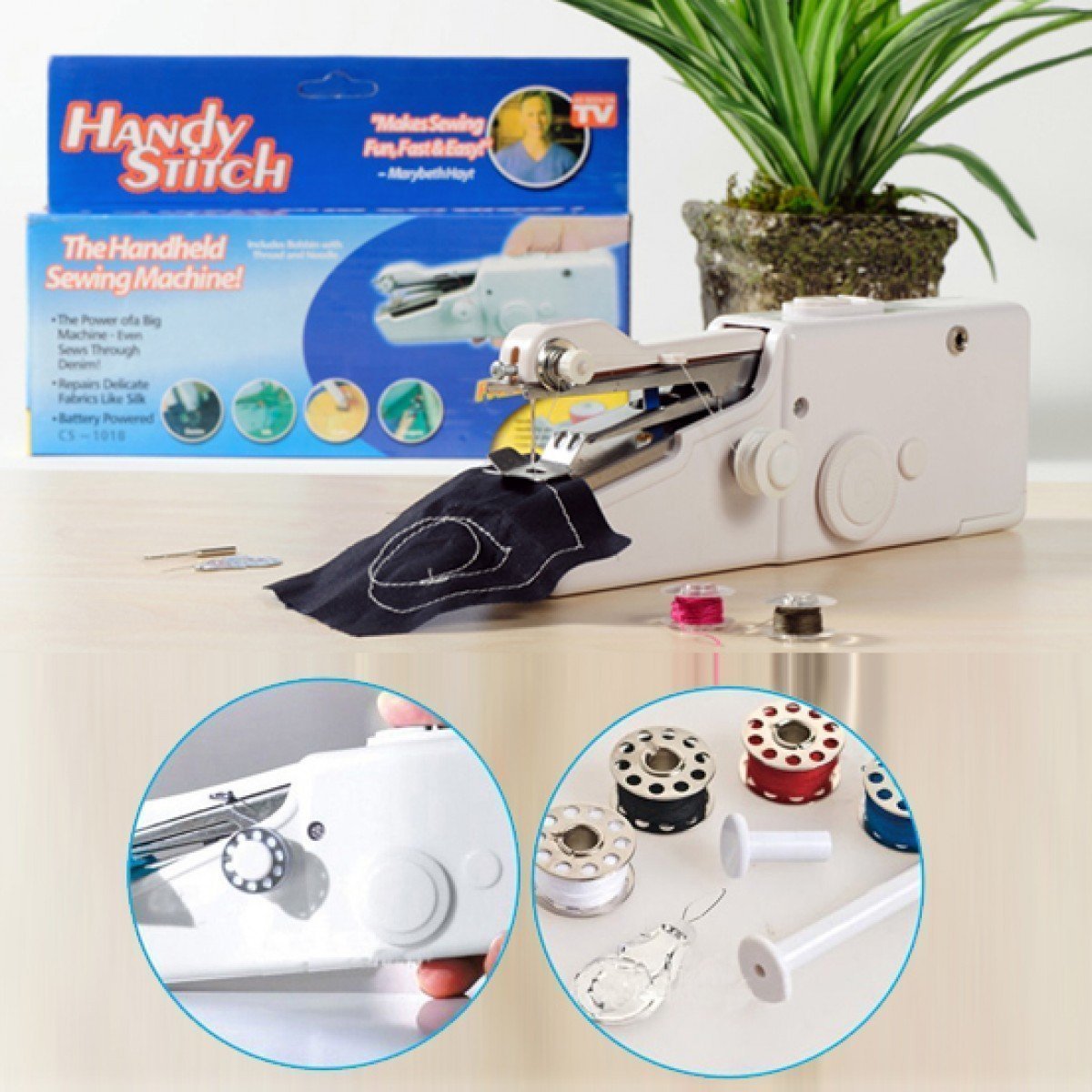 Buy Isabella Cordless Electric Mini Sewing Machine Handheld Handy