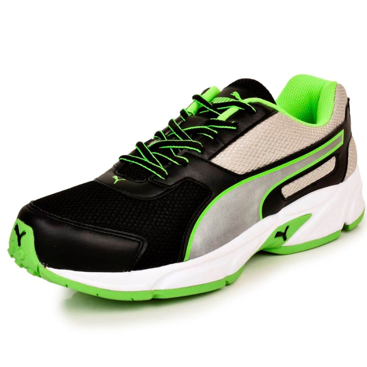 Buy PUMA ADAMO IDP Green Mens Running Sports Shoes Online @ ₹4399 from ...