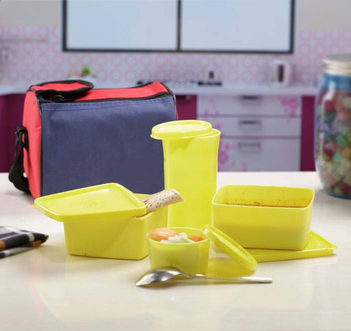 Topware Lunch Box With 4 pcs. Food Grade Containers and Insulated Bag