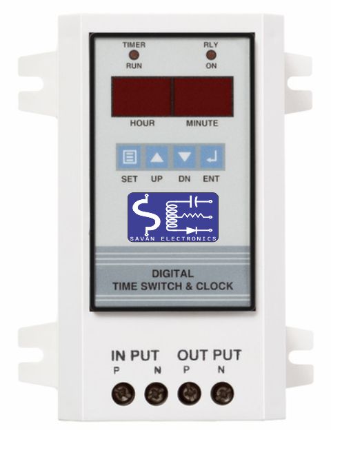 Buy digital time switch clock timer switch savan electronics Online