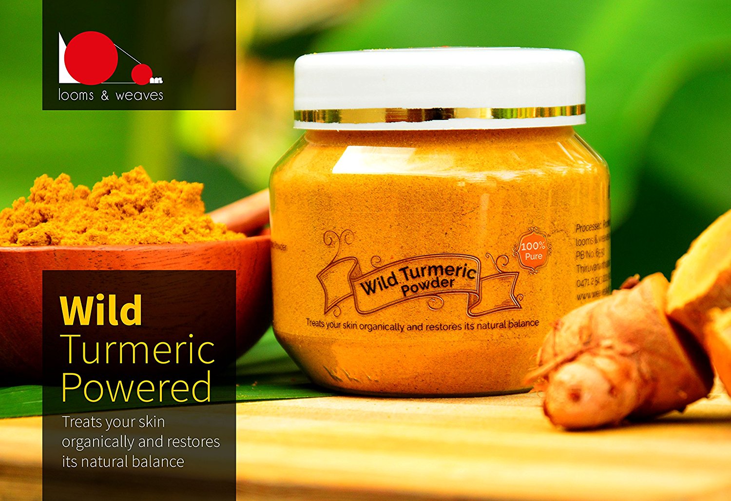 Buy Looms And Weaves Ayurvedic Natural Wild Turmeric Jangli Haldi