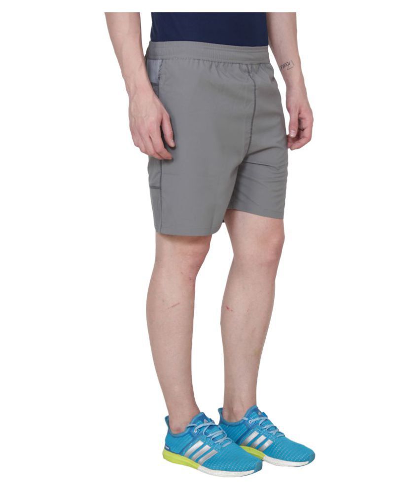 Buy Adidas Grey Polyester Lycra Shorts for Men Online @ ₹2099 from ...