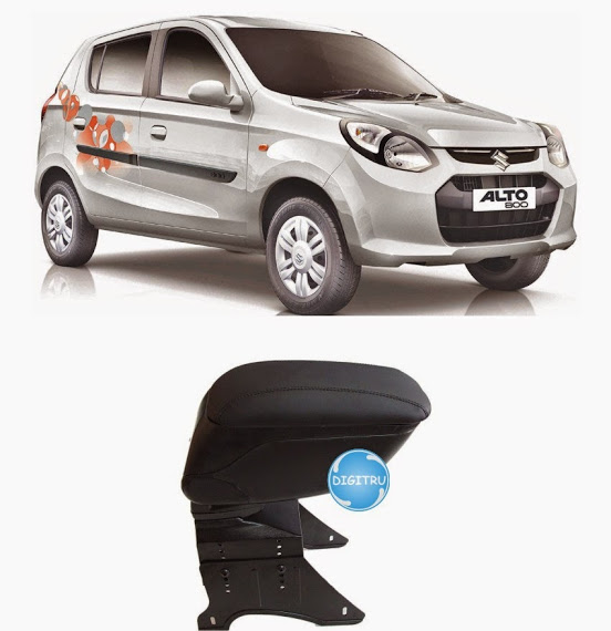 Digitru Car Armrest for Alto 800 (Black) In India Shopclues Online