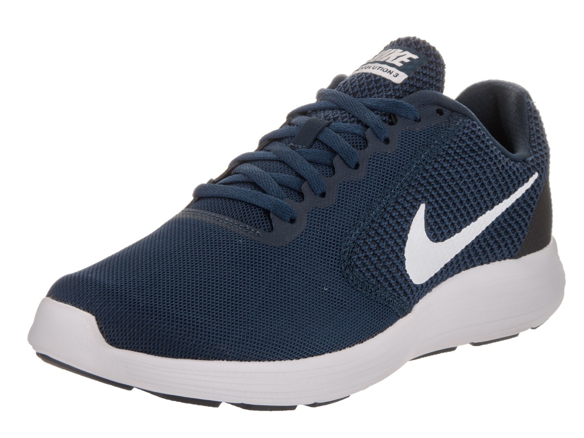 Buy Nike Men's Revolution 3 Navy Blue Running Shoes Online @ ₹3695 from ...