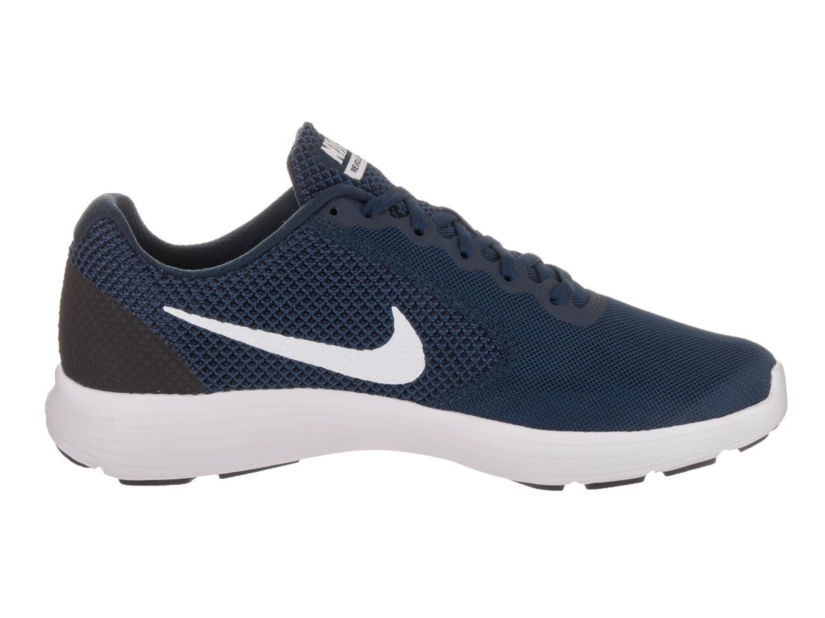Buy Nike Men's Revolution 3 Navy Blue Running Shoes Online @ ₹3695 from ...