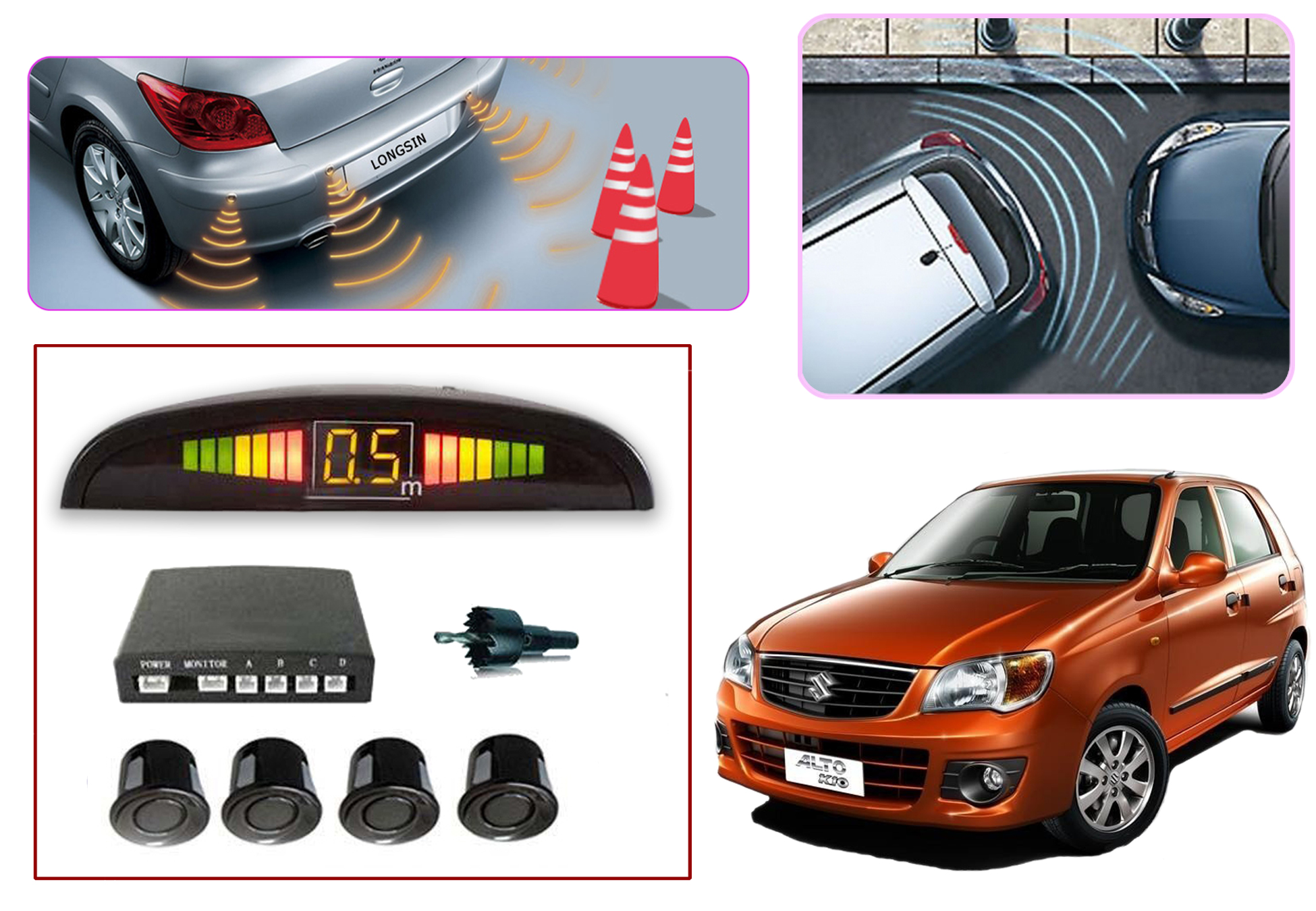 Buy Premium Quality Car Parking Reverse Sensors For Maruti Suzuki