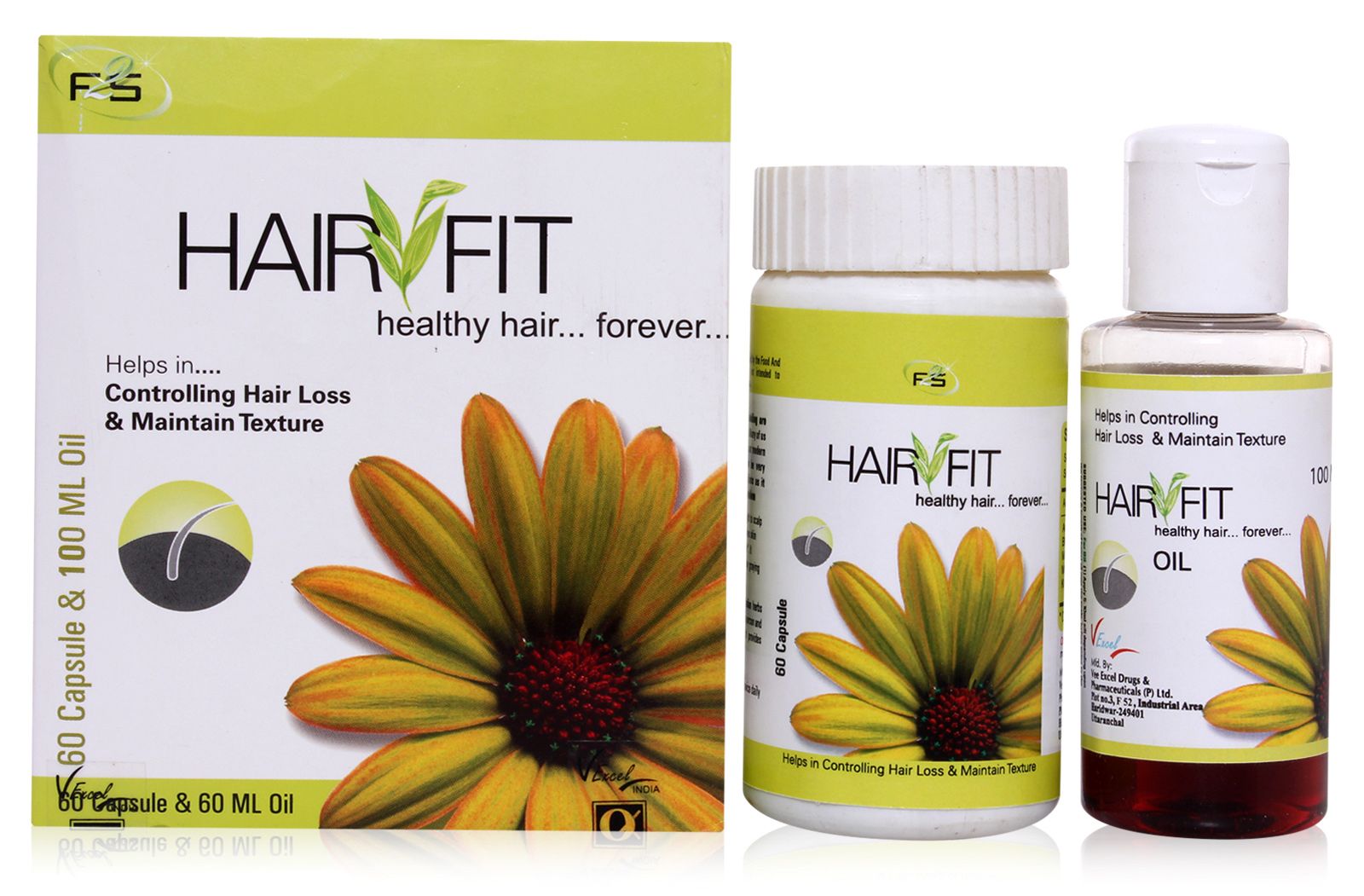 Anti fungal hair oil and capsule