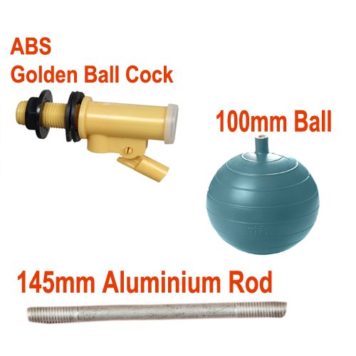 Buy SHRUTI Underground and over hand tank Golden Ball Cock / Stop Cock ...