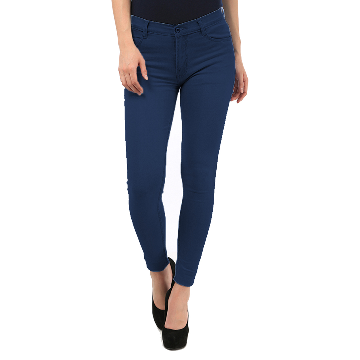 Buy FUEGO FASHION WEAR BLACK AND BLUE JEANS FOR WOMEN-PACK OF 2 Online ...
