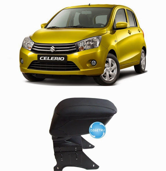 Buy Digitru Car Armrest for Celerio (Black) Online