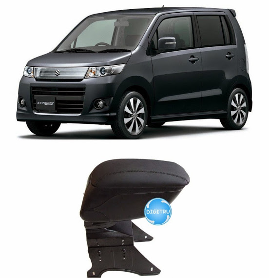 Digitru Car Armrest for Wagon R New (Black) at Best Prices