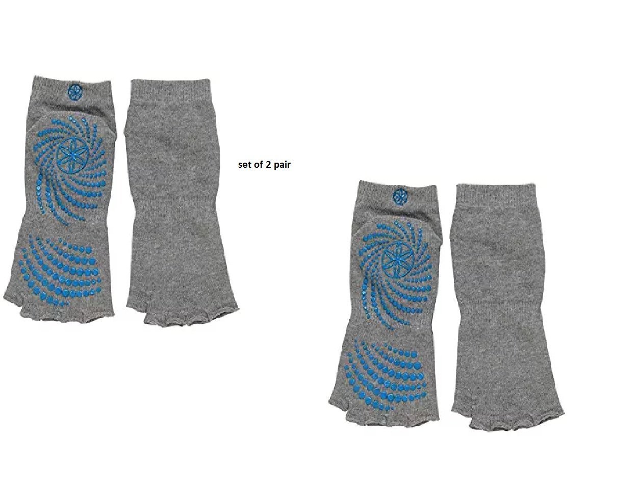 Buy Aeoss Yoga Socks Toeless Cotton Sticky Feet 1/2 Toe, Stay Firmly, Practice Safely, Keep yoga